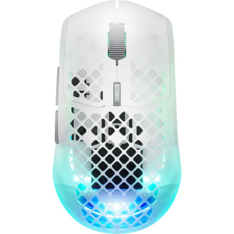 Гейминг мишка SteelSeries - Aerox 3 WL Gen 2, оптична, безжична, Ghost